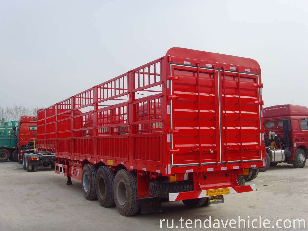 Gooseneck Stake Semi Trailer